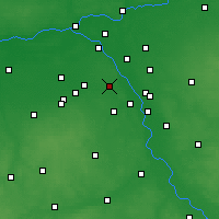 Nearby Forecast Locations - Warszawa - mapa