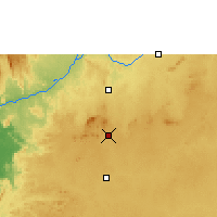 Nearby Forecast Locations - Jaunde - mapa