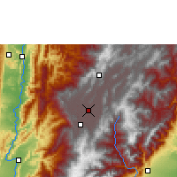 Nearby Forecast Locations - Bogota - mapa